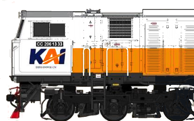 Lokomotif CC 206 13 33 KAI (Dipo Induk CN)